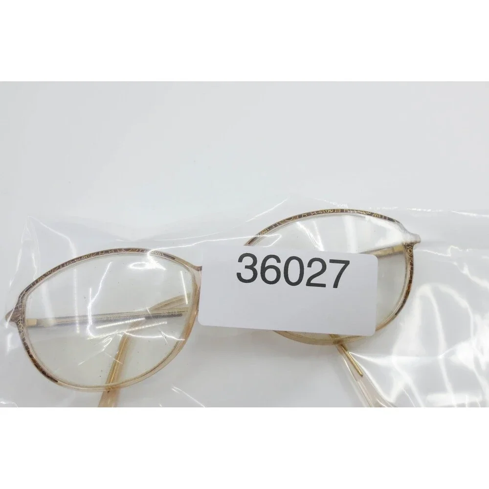 Silhouette SPX M 1912 727 6059 Eyeglasses Tan Gold Oval Frames Austria 55-13 135